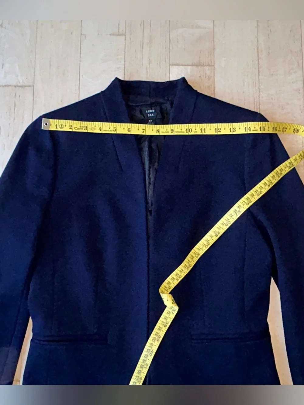 J. Crew Women’s Tall Going Out Blazer in Stretch Twill Navy Size 6 Tall H2791
